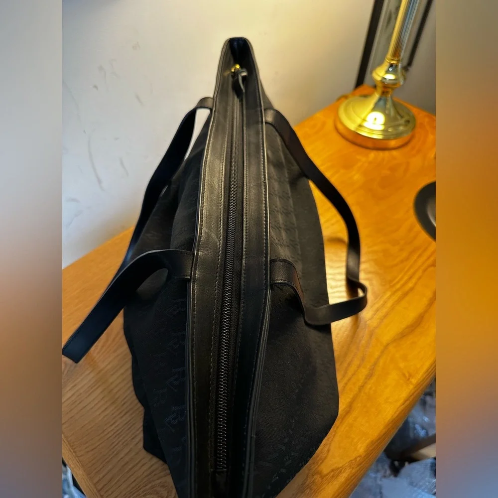 Bottega Veneta Black Nylon Tote - Picture 11 of 12